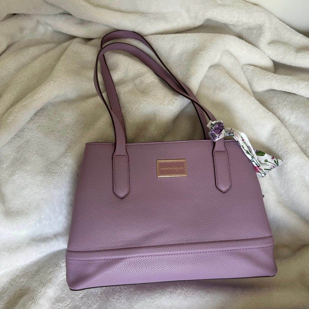 Nanette Lepore Purple Purse Handbag
